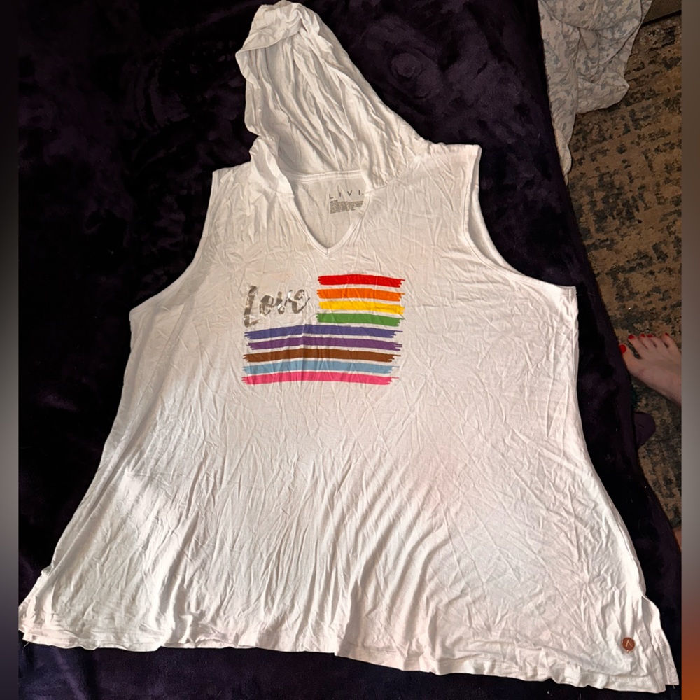 Livi Pride Hooded Tank